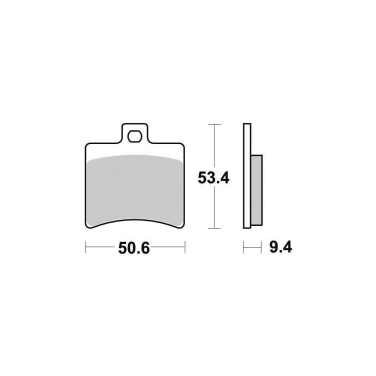 Disk pločice PERFTEC R90 S1113R ( SEMI SINTER )