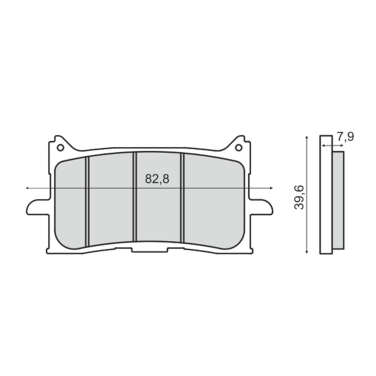 Disk pločice RMS ( SINTER ) Honda CBR 650 R / CRF 1000 Africa / X-ADV 750