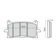 Disk pločice RMS ( SINTER ) Honda CBR 650 R / CRF 1000 Africa / X-ADV 750