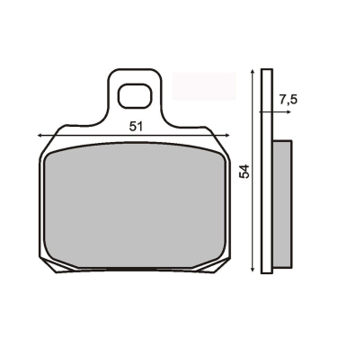 Disk pločice za motocikle EBC FA266 organic
