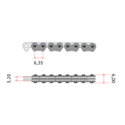 Lanac bregaste osovine DID SCA0404A-94L linka