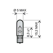 Sijalica 12V 1.2W ubodna RMS