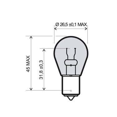 Sijalica 12V 21W RMS