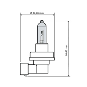 Sijalica 12V 55W H11 RMS