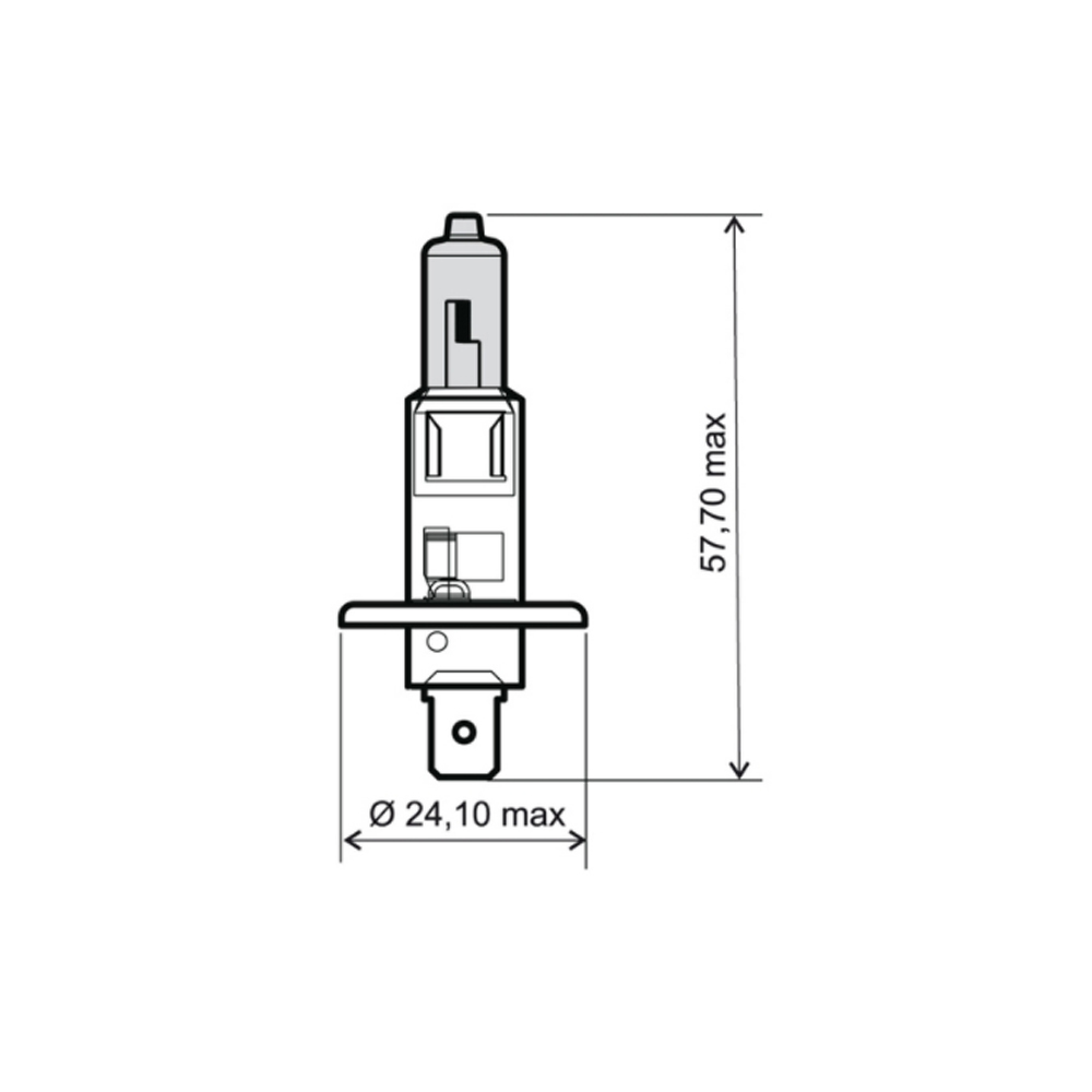 Sijalica 12V 55W H1 Xennon RMS