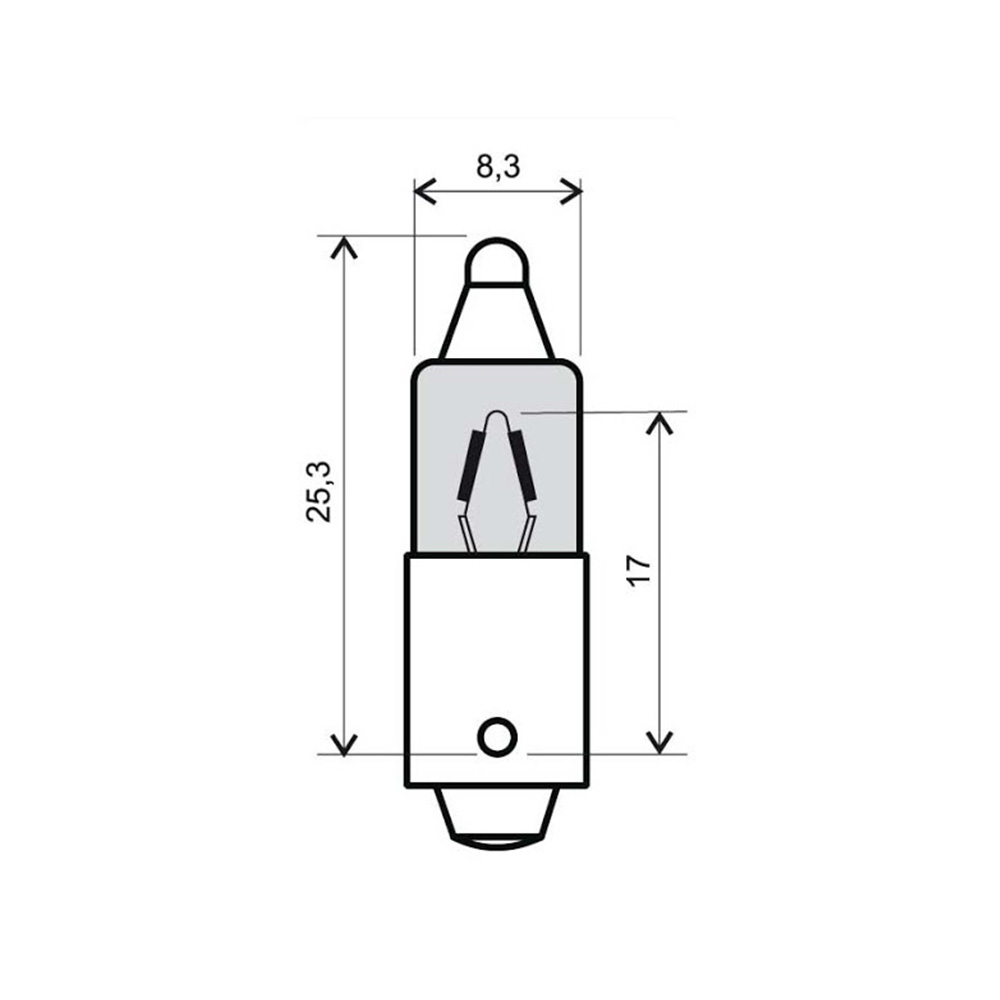 Sijalica 12V 23W 180 stepeni RMS