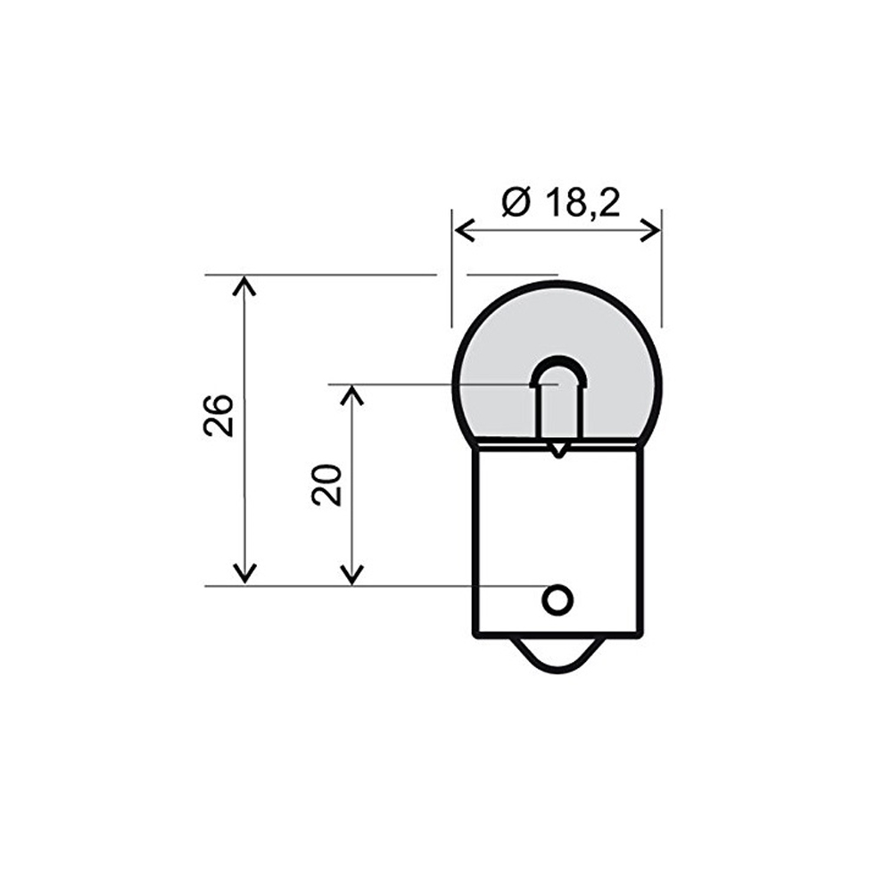 Sijalica 6V 5W BA15S G18 RMS