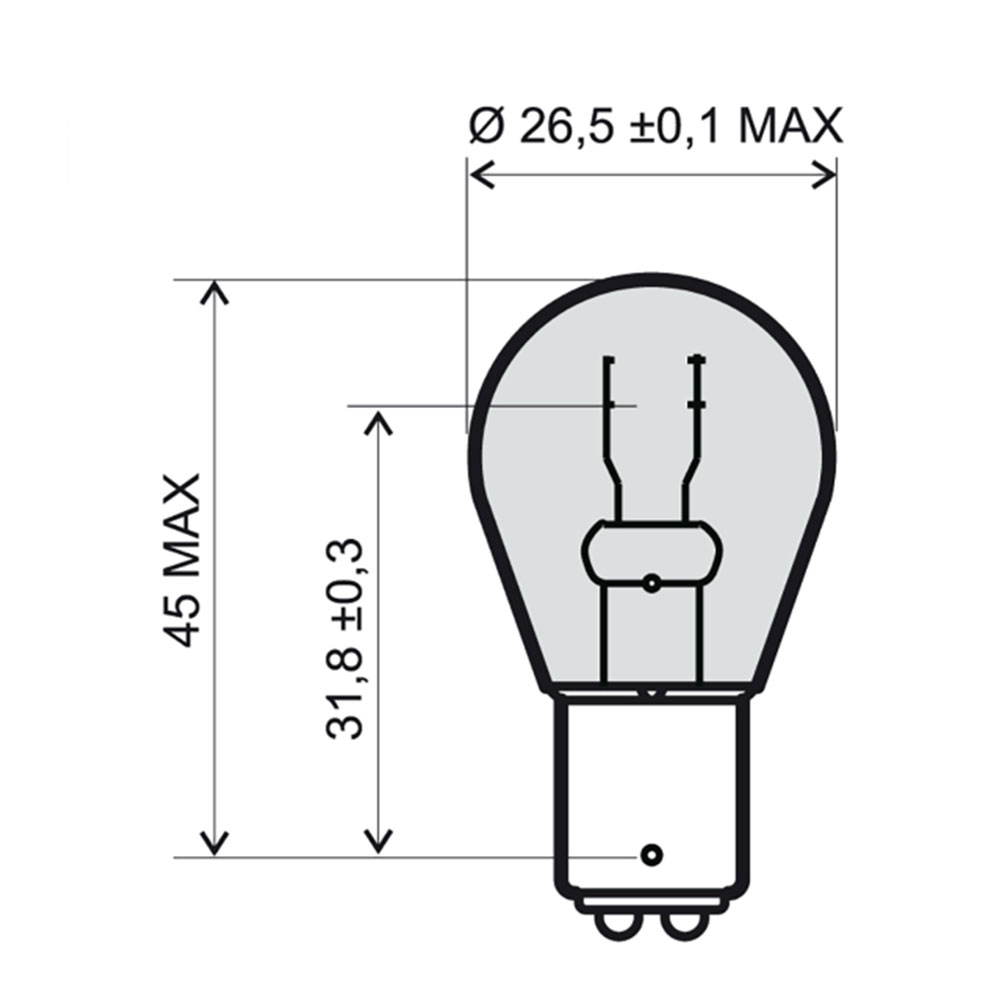 Sijalica 12V 21/5W RMS