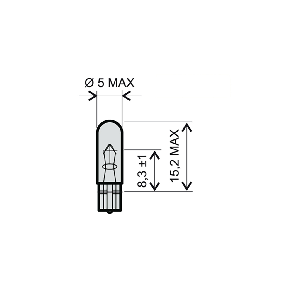 Sijalica 12V 1.2W ubodna RMS