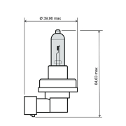 Sijalica 12V 55W H11 bela RMS