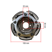 Kvačilo Yamaha Majesty 400cc 07-08 RMS