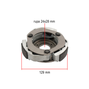Kvačilo Suzuki Burgman 125cc 02/06 RMS ( 129 mm )