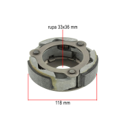 Kvačilo Yamaha XQ Maxster 125cc (98/02).Malaguti Madison 125cc RMS