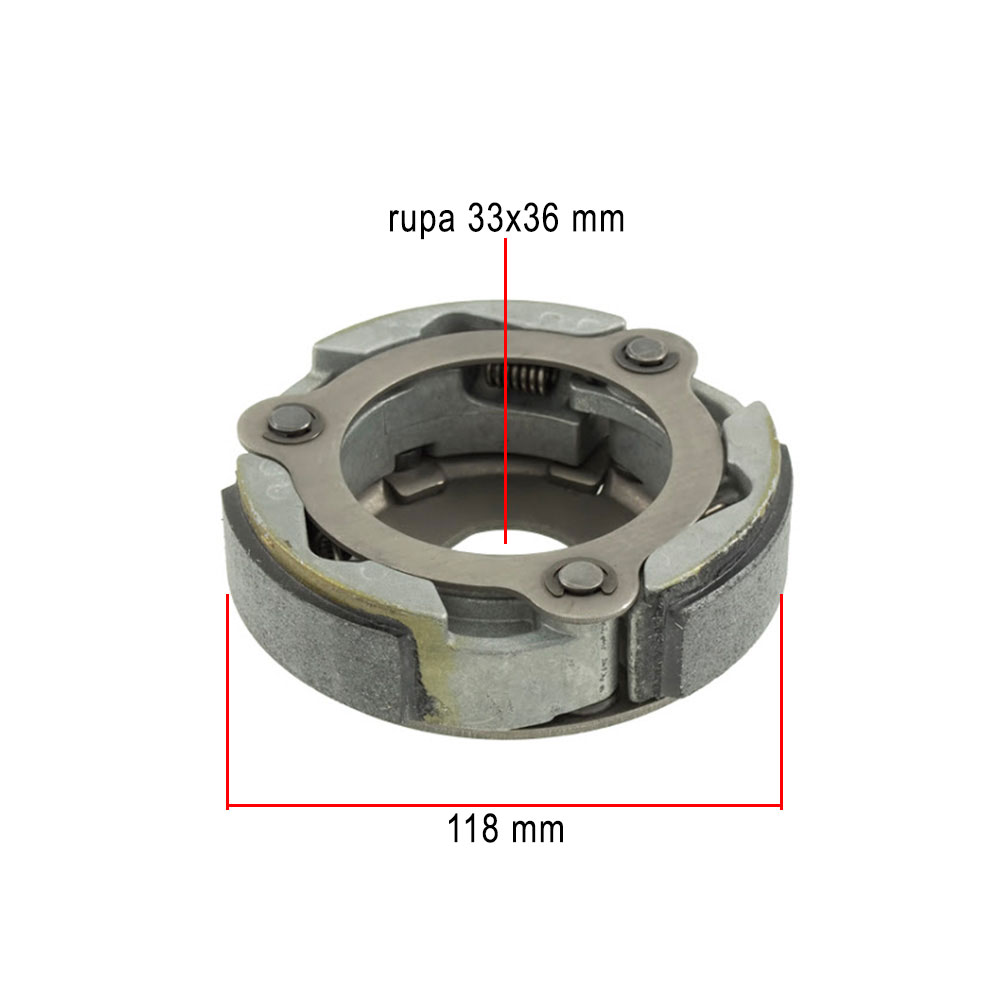 Kvačilo Yamaha XQ Maxster 125cc (98/02).Malaguti Madison 125cc RMS