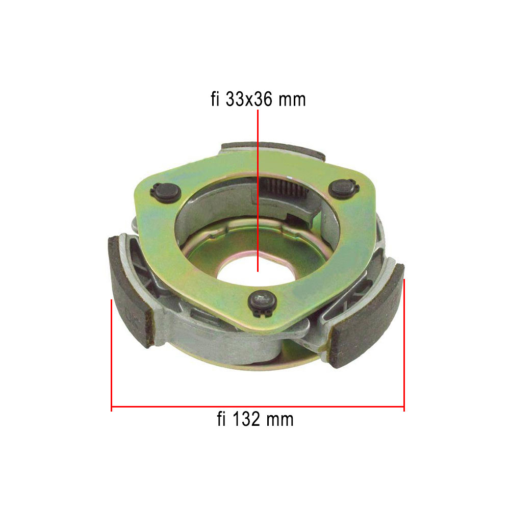 Kvačilo Piaggio Liberty 125cc novi tip 06- RMS ( 132 mm )