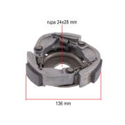 Kvačilo Kymco Dink 125/150cc RMS ( 136 mm )