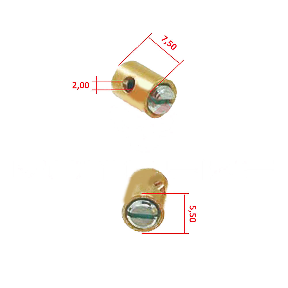 Šraf sajle gasa RMS ( rupa 2 mm  5,5x7,5 mm)