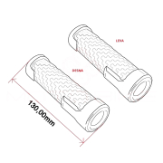Gume ručke Vespa PX-PK (original šara) RMS dužina 130 mm zatvorene