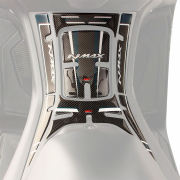 Nalepnica rezervoara TANK PAD Yamaha N MAX 125/ 155 (21-24) sivo carbon GP KOMPOZIT