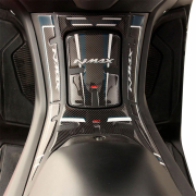 Nalepnica rezervoara TANK PAD Yamaha N MAX 125/ 155 (21-24) sivo carbon GP KOMPOZIT