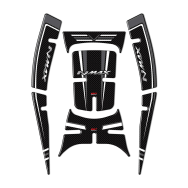 Nalepnica rezervoara TANK PAD Yamaha N MAX 125/ 155 (21-24) sivo carbon GP KOMPOZIT