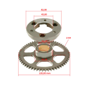 Prenosni mehanizam Yamaha X-City,X-Max 125cc 4T sa zupčanikom RMS