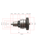 Bendiks Piaggio Liberty 125/Vespa ET4 13/47 RMS