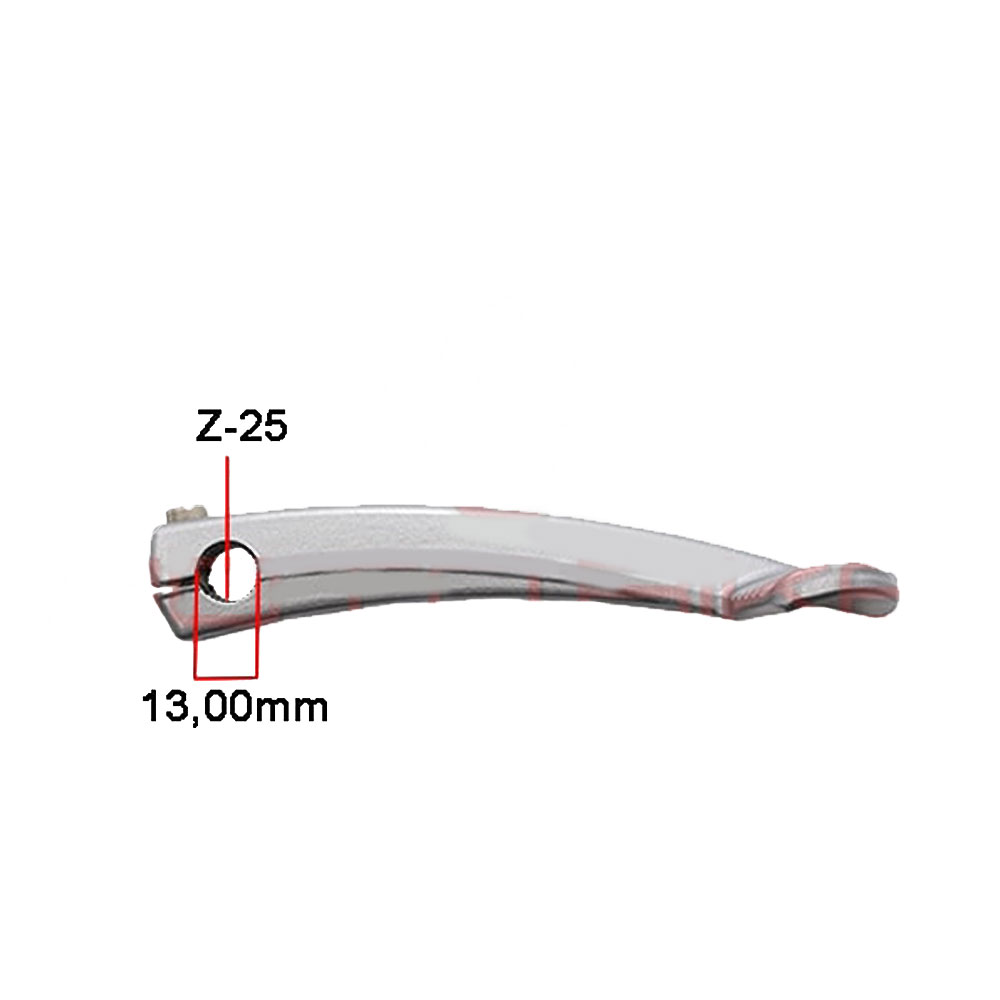 Kurbla Minarelli 50/100cc  hrom