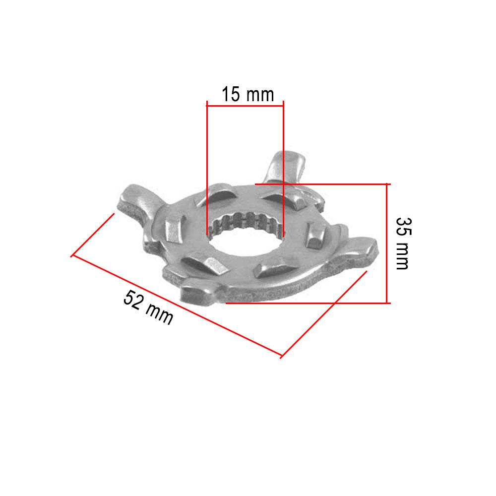 Kandža zupčanika kurble na radilici Piaggio/Gilera 50cc 2T (s.tip) RMS