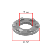 Kandža zupčanika kurble na radilici Piaggio/Gilera 125/150/180cc 2T/4T