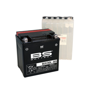 Akumulator BS 12V 30Ah gel  BIX30L-BS desni plus (165x125x175) 400A