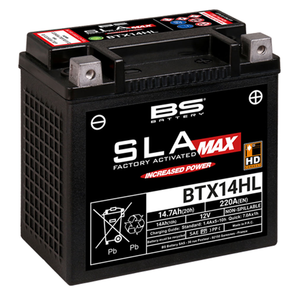 Akumulator BS 12V 14Ah gel BTX14HL-FA SLA Max desni plus (150 x 87 x 145) 220A