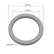 Dihtung auspuha prsten (37x45x5,45)  Athena