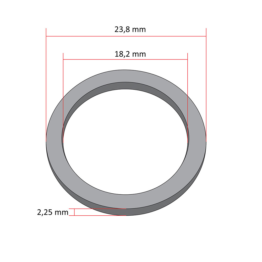 Dihtung auspuha prsten (18,2x23,8x2,25)  Athena