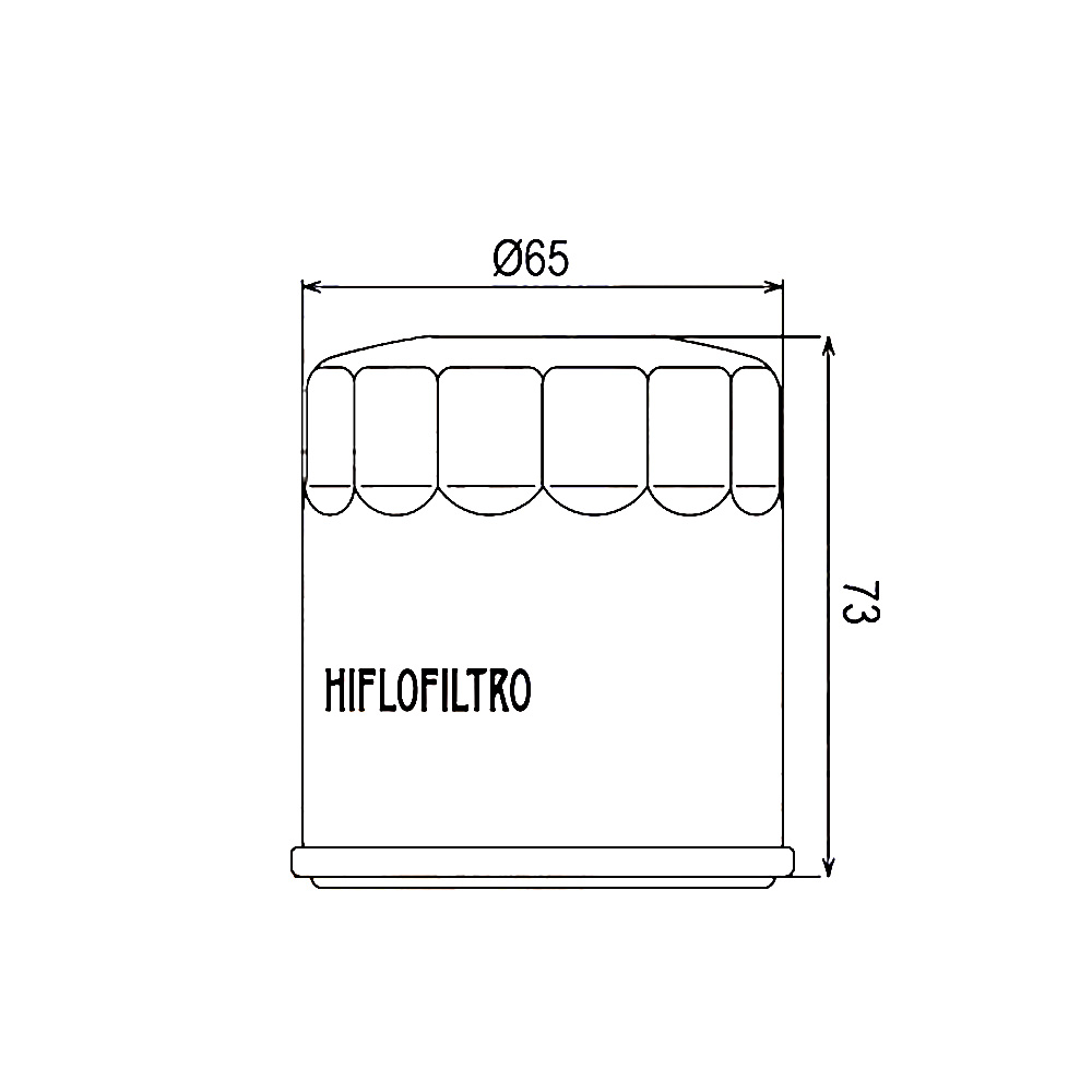 Filter ulja HF303C Hiflo hrom