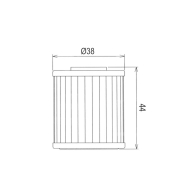 Filter ulja HF207 Hiflo