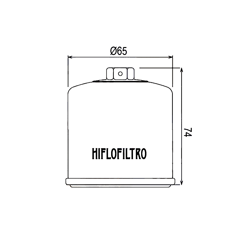 Filter ulja HF204RC Hiflo (RACING)