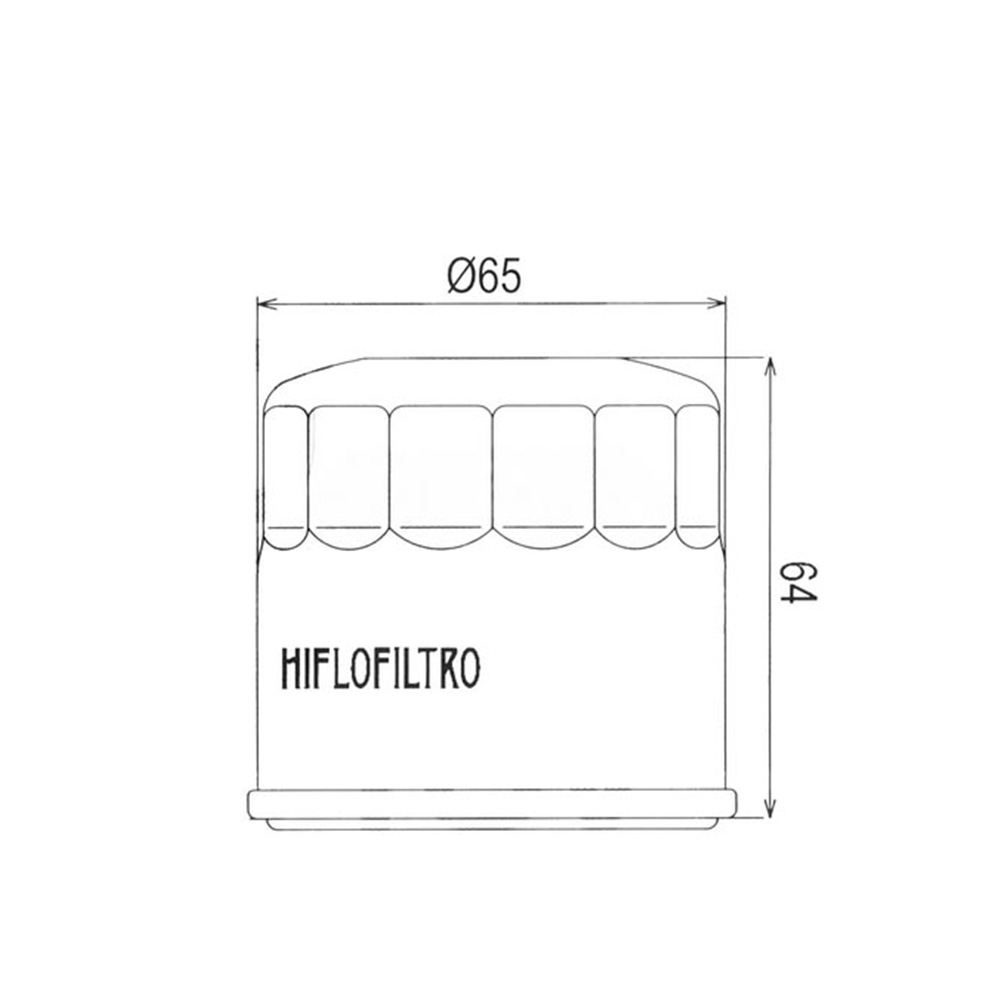 Filter ulja HF204C Hiflo hrom