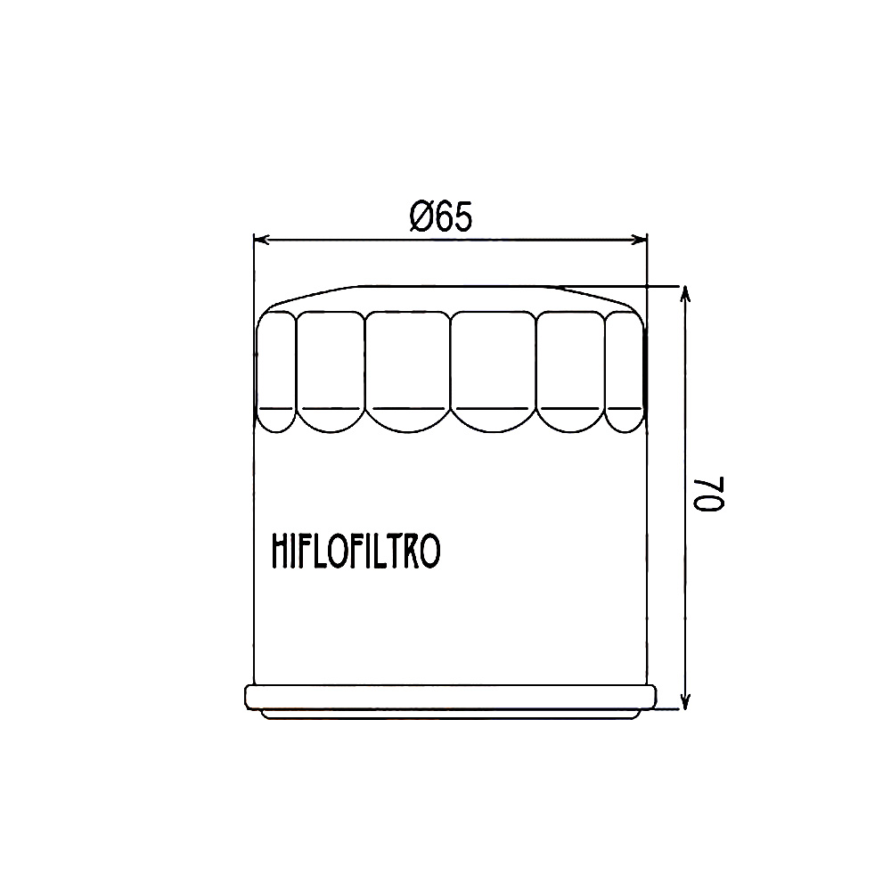 Filter ulja HF175 Hiflo Indian