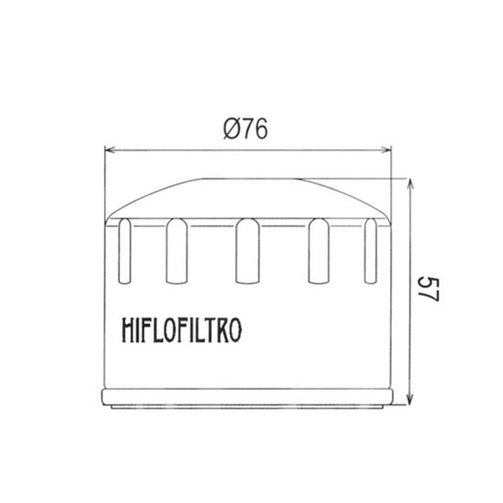 Filter ulja HF165 Hiflo