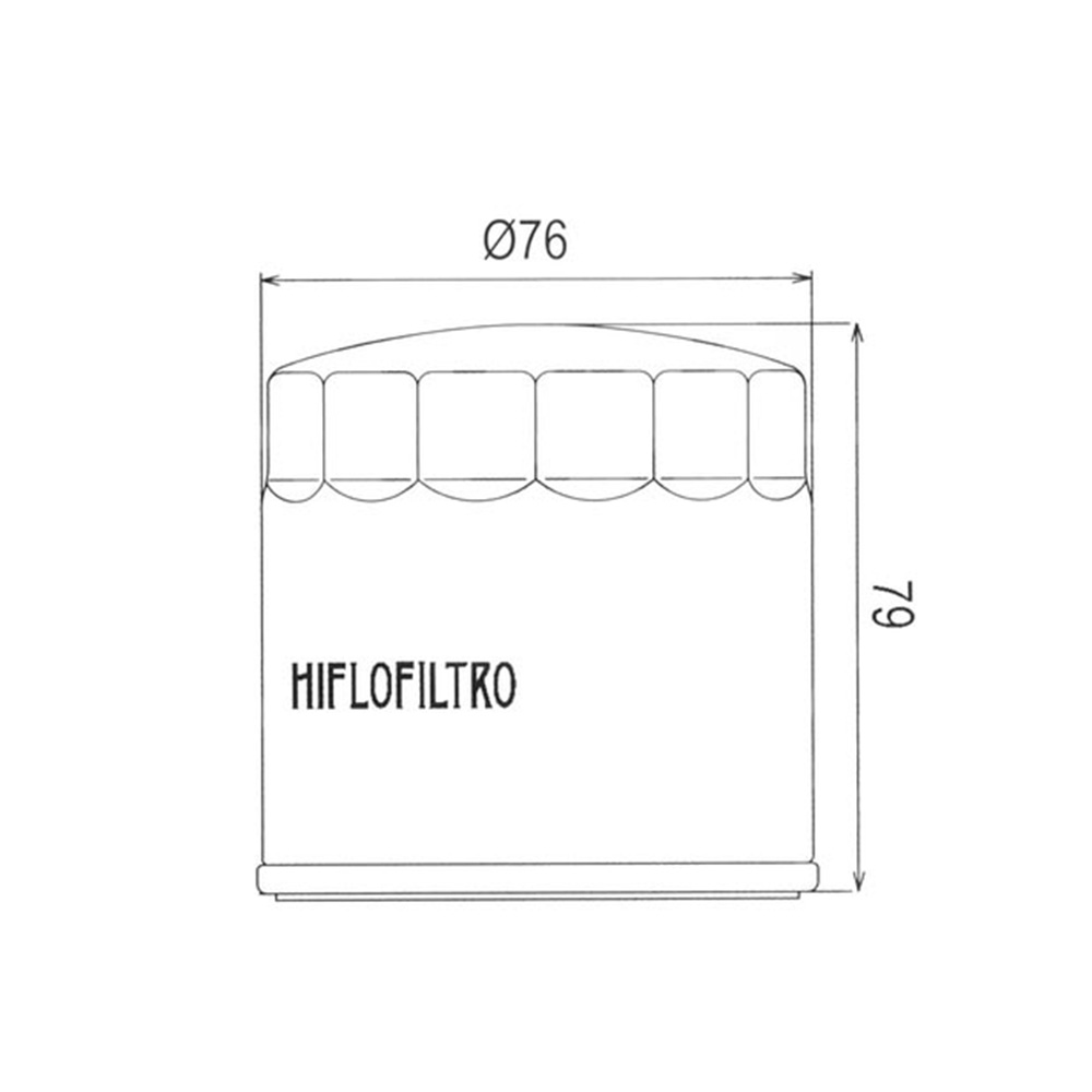 Filter ulja HF163 Hiflo