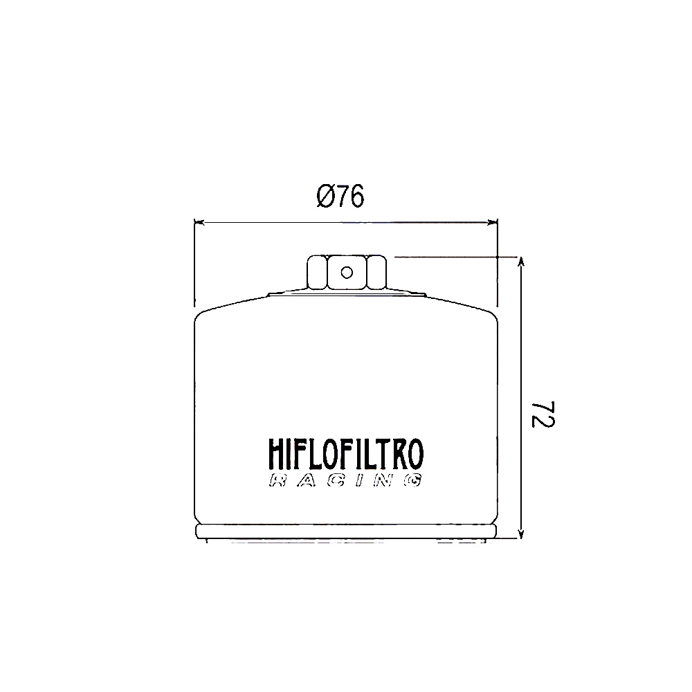 Filter ulja HF160RC Hiflo (RACING)