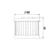 Filter ulja HF112 Hiflo