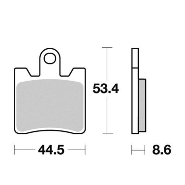 Disk pločice KYOTO S1353 ( SEMI SINTER )