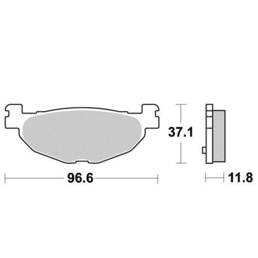 Disk pločice KYOTO S1275 ( SEMI SINTER )