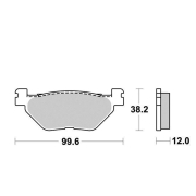 Disk pločice KYOTO S1269 ( SEMI SINTER )