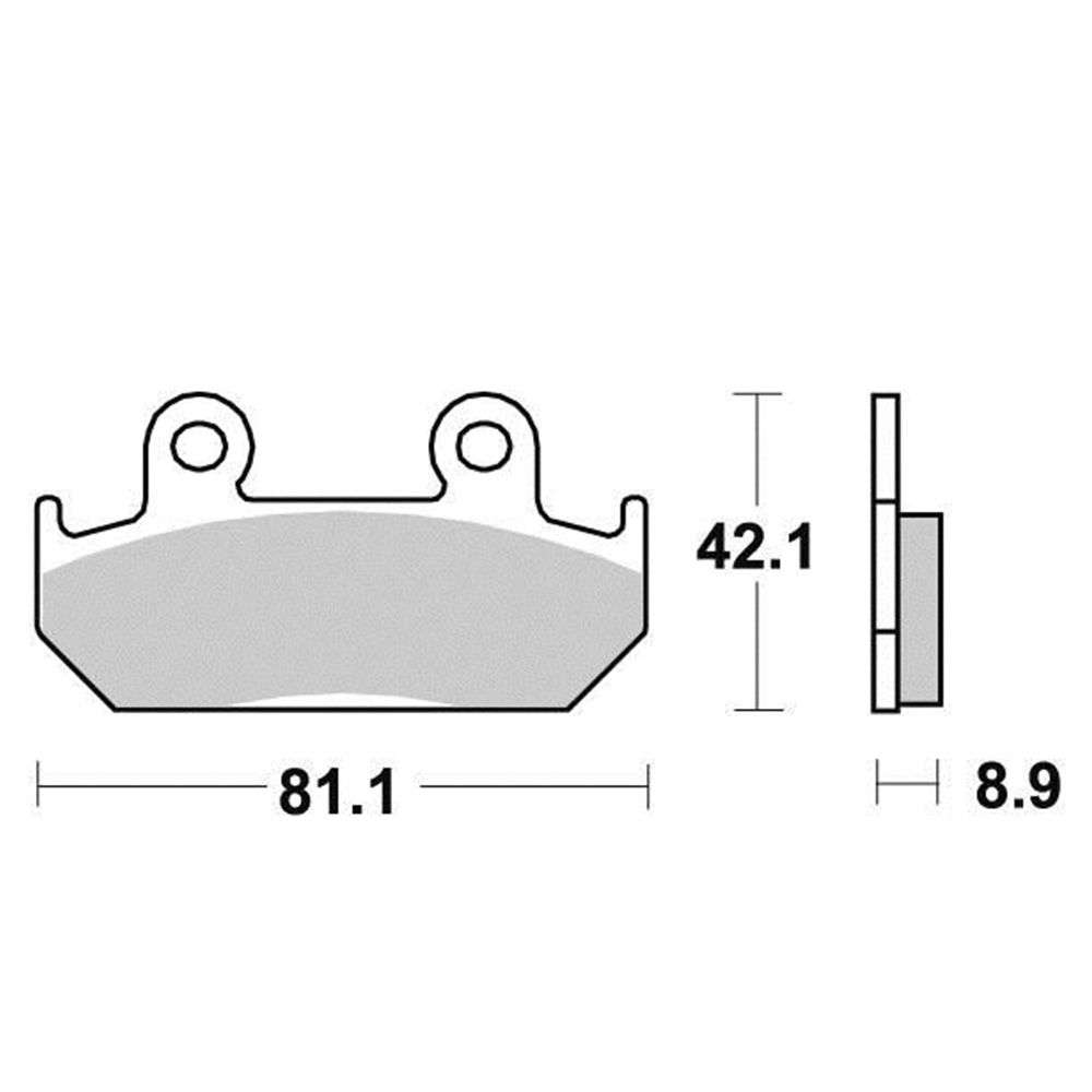 Disk pločice KYOTO S1051 ( SEMI SINTER )