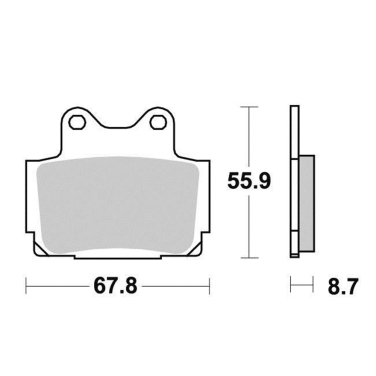 Disk pločice KYOTO S1024 ( SEMI SINTER )