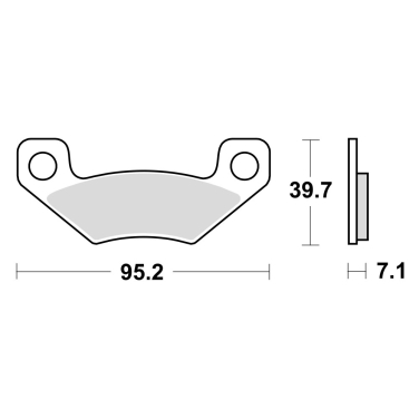 Disk pločice TRW MCB860SI ( SINTER )