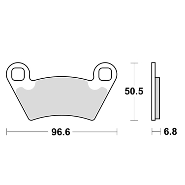 Disk pločice TRW MCB857SI ( SINTER )